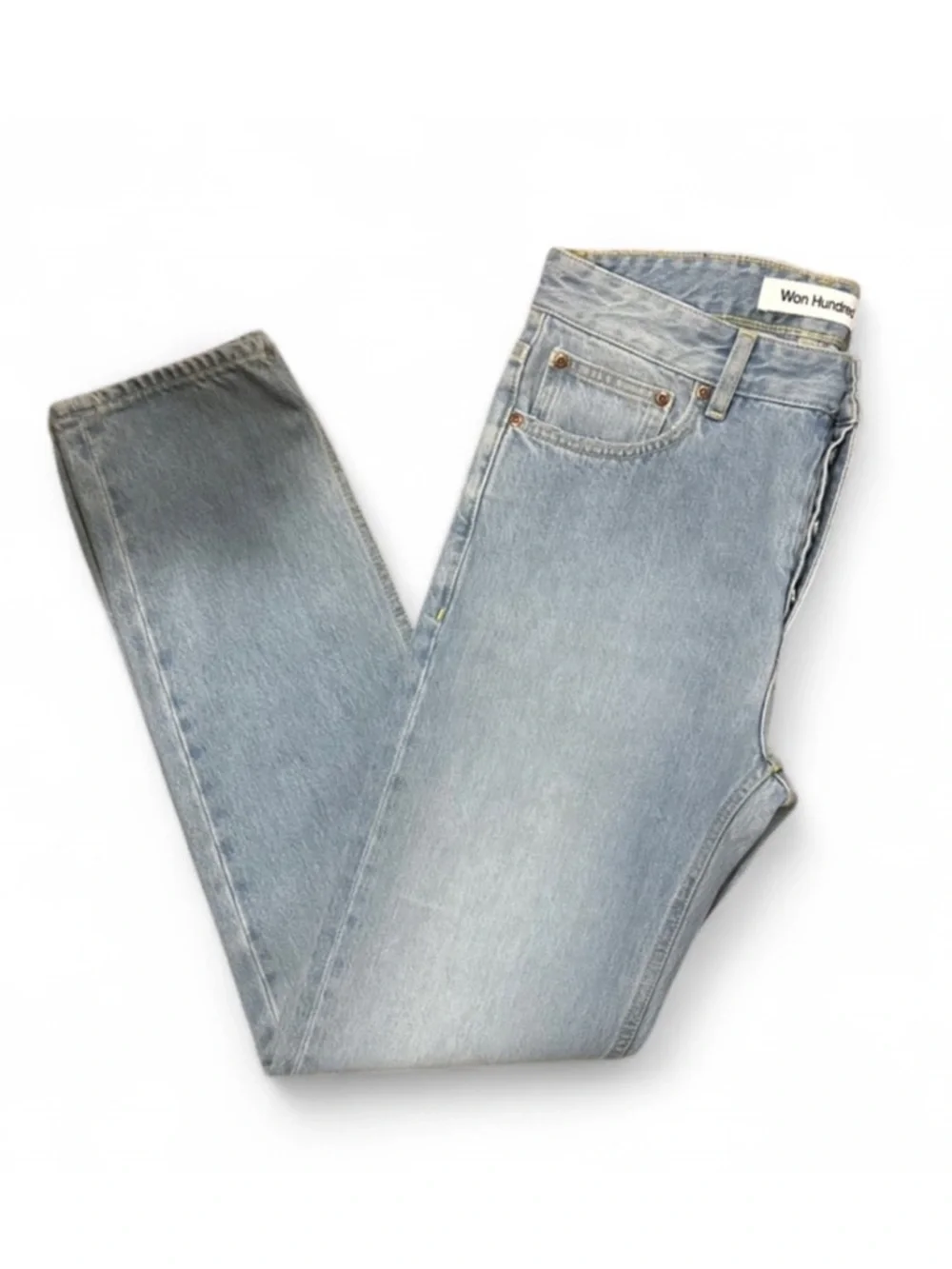 Won Hundred Light Blue Slim Straight Men’s Denim Jeans Size W28 x L30